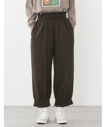 POU DOU DOU | ギンガムチェック裾ギャザーフリルパンツ(その他パンツ)