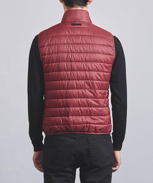 新品 モンテドーロ montedoro ジップアップ ダウンベスト 46 レッド MONCLER レッド ダウンベスト