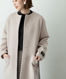 URBAN RESEARCH ROSSO | Fabricaノーカラーコート(ノーカラージャケット)