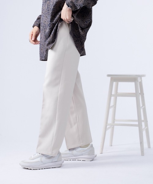 kutir（クティール）の「着回し抜群2タックストレートパンツ（その他パンツ・メンズ・ブラック/パープル/オフホワイト/ダークブルー・SMALL/MEDIUM/LARGE）」の11枚目の写真