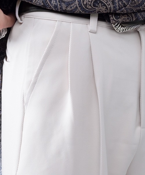 kutir（クティール）の「着回し抜群2タックストレートパンツ（その他パンツ・メンズ・ブラック/パープル/オフホワイト/ダークブルー・SMALL/MEDIUM/LARGE）」の14枚目の写真