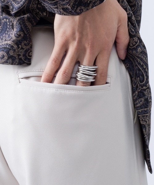 kutir（クティール）の「着回し抜群2タックストレートパンツ（その他パンツ・メンズ・ブラック/パープル/オフホワイト/ダークブルー・SMALL/MEDIUM/LARGE）」の15枚目の写真