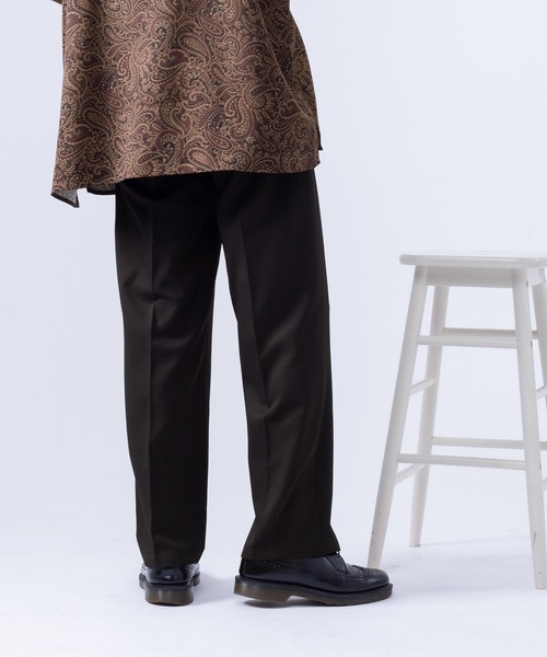 kutir（クティール）の「着回し抜群2タックストレートパンツ（その他パンツ・メンズ・ブラック/パープル/オフホワイト/ダークブルー・SMALL/MEDIUM/LARGE）」の21枚目の写真