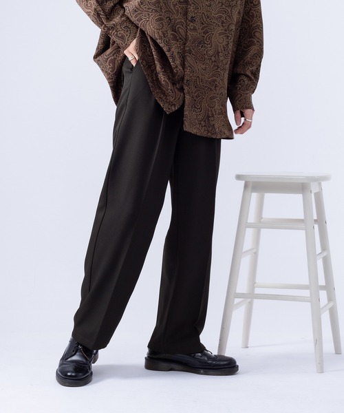 kutir（クティール）の「着回し抜群2タックストレートパンツ（その他パンツ・メンズ・ブラック/パープル/オフホワイト/ダークブルー・SMALL/MEDIUM/LARGE）」の20枚目の写真