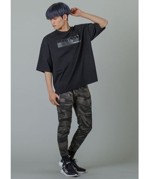 REGIEVO(レジエボ)の「【REGIEVO】メッセージプリントオーバーTシャツ ビッグシルエット(Tシャツ/カットソー・メンズ・オフホワイト/ブラック・S/L/M)」の6枚目の写真