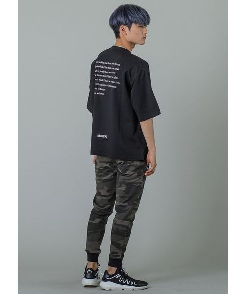 REGIEVO(レジエボ)の「【REGIEVO】メッセージプリントオーバーTシャツ ビッグシルエット(Tシャツ/カットソー・メンズ・オフホワイト/ブラック・S/L/M)」の8枚目の写真
