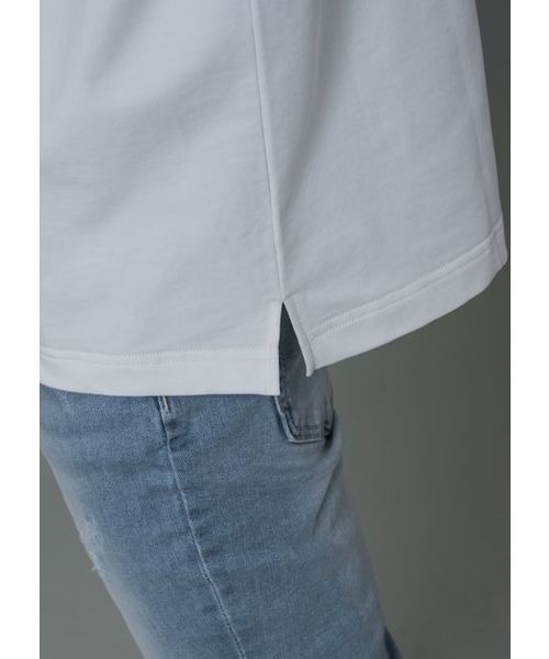 REGIEVO(レジエボ)の「【REGIEVO】メッセージプリントオーバーTシャツ ビッグシルエット(Tシャツ/カットソー・メンズ・オフホワイト/ブラック・S/L/M)」の10枚目の写真