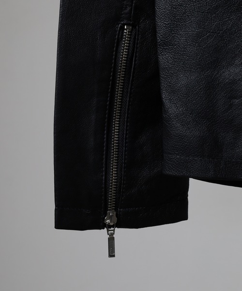 EVOLUTION（エボリューション）の「【EVOLUTION】レザーライダーズブルゾン（ライダースジャケット・メンズ・ブラウン/ブラック・M/L/2L）」の12枚目の写真