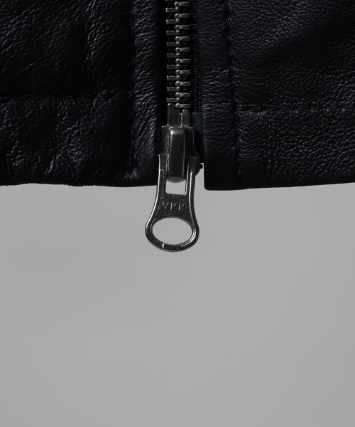 EVOLUTION（エボリューション）の「【EVOLUTION】レザーライダーズブルゾン（ライダースジャケット・メンズ・ブラウン/ブラック・M/L/2L）」の10枚目の写真