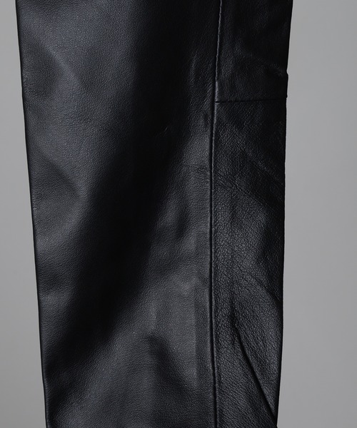 EVOLUTION（エボリューション）の「【EVOLUTION】レザーライダーズブルゾン（ライダースジャケット・メンズ・ブラウン/ブラック・M/L/2L）」の14枚目の写真