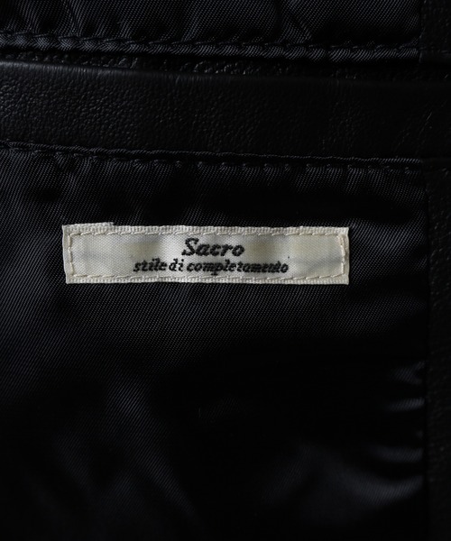 EVOLUTION（エボリューション）の「【EVOLUTION】レザーライダーズブルゾン（ライダースジャケット・メンズ・ブラウン/ブラック・M/L/2L）」の19枚目の写真