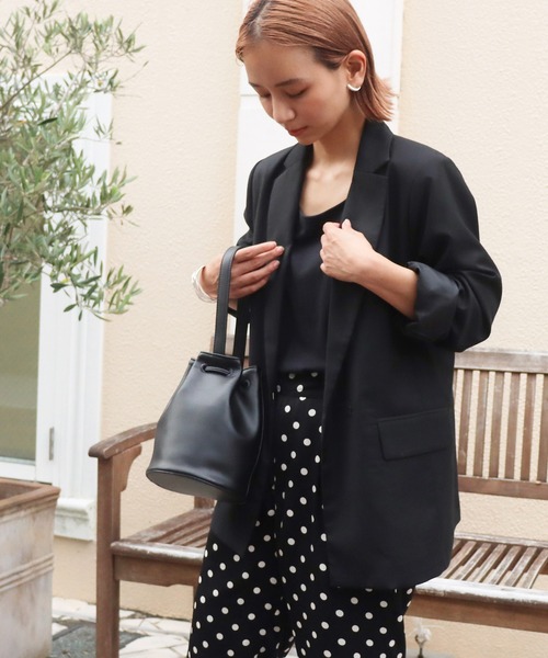 AULI(アウリィ)の「【低身長向けサイズ】ロングテーラードジャケット(テーラードジャケット・レディース・パープル/ブルー/ブラック・XS/S)」の14枚目の写真