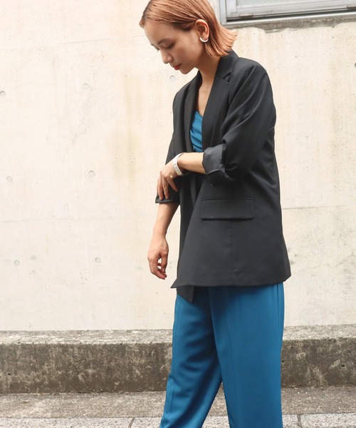 AULI(アウリィ)の「【低身長向けサイズ】ロングテーラードジャケット(テーラードジャケット・レディース・パープル/ブルー/ブラック・XS/S)」の18枚目の写真