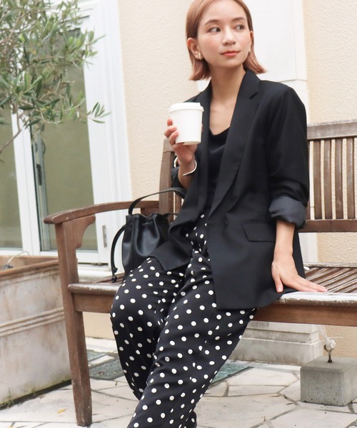 AULI(アウリィ)の「【低身長向けサイズ】ロングテーラードジャケット(テーラードジャケット・レディース・パープル/ブルー/ブラック・XS/S)」の21枚目の写真