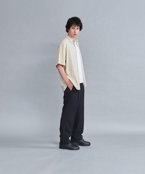 Steven Alan（スティーブンアラン）の「＜Steven Alan＞ LEGGIUNO/LNN REVERSE SEAM SHORT SLEEVE SHIRT-LOOSE/シャツ（シャツ/ブラウス・メンズ・ベージュ・S/M/XL/L）」の7枚目の写真