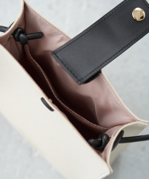 ROPE' PICNIC（ロペピクニック）の「スクエアミニショルダーバッグ（ショルダーバッグ・レディース・ブラック/ブルー/イエロー・FREE）」の6枚目の写真