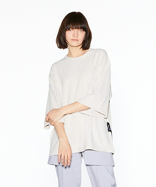 SHAREEF(シャリーフ)の「GEORGETTE JQ BIG-T(Tシャツ/カットソー・メンズ・ブラック/チャコールグレー/グレイッシュベージュ/ホワイト系その他・2/1/3)」の11枚目の写真