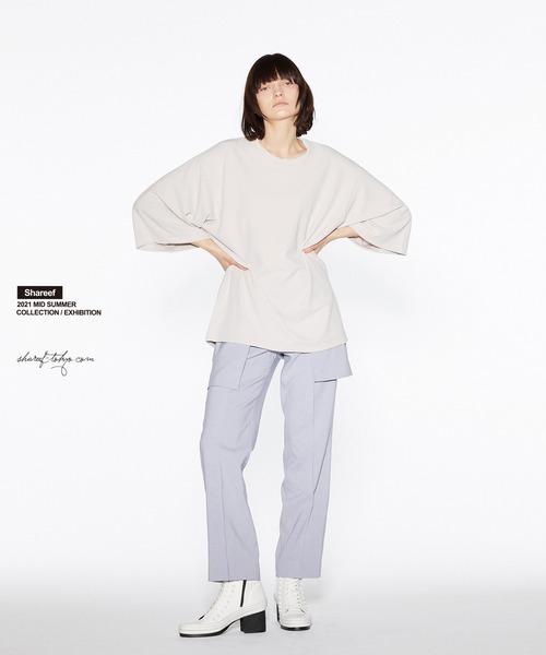 SHAREEF(シャリーフ)の「GEORGETTE JQ BIG-T(Tシャツ/カットソー・メンズ・ブラック/チャコールグレー/グレイッシュベージュ/ホワイト系その他・2/1/3)」の13枚目の写真