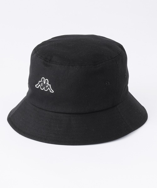 Kappa（カッパ）の「Kappa / カッパ 別注 ワンポイント ロゴ刺繍 ツイルバケットハット/ベルハット（ハット・メンズ・ブラック/オフホワイト/ベージュ・FREE）」の6枚目の写真