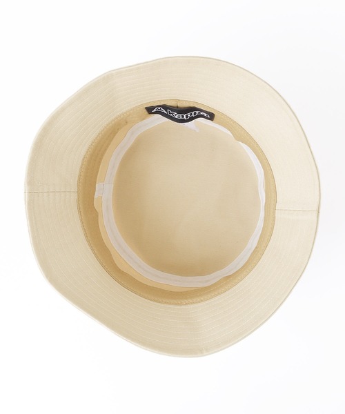 Kappa（カッパ）の「Kappa / カッパ 別注 ワンポイント ロゴ刺繍 ツイルバケットハット/ベルハット（ハット・メンズ・ブラック/オフホワイト/ベージュ・FREE）」の11枚目の写真