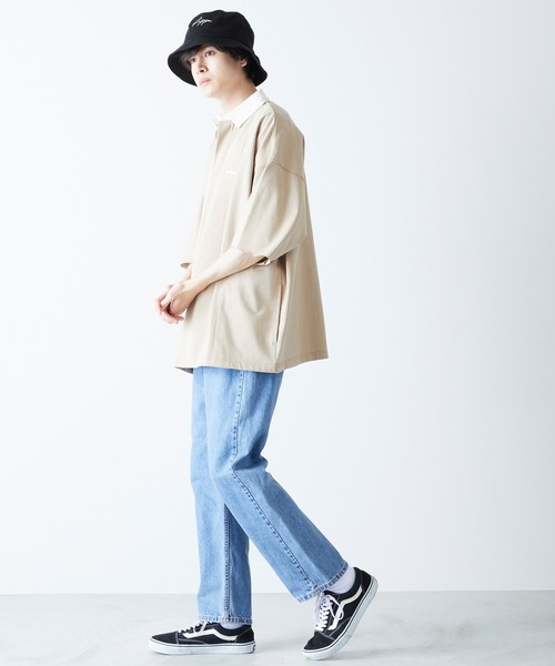 Kappa（カッパ）の「Kappa / カッパ 別注 ワンポイント ロゴ刺繍 ツイルバケットハット/ベルハット（ハット・メンズ・ブラック/オフホワイト/ベージュ・FREE）」の22枚目の写真