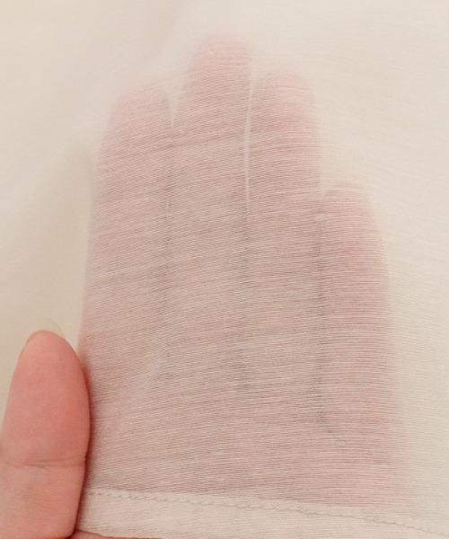 Pierrot(ピエロ)の「シアーロングシャツワンピース(シャツワンピース・レディース・アイボリー/ライトベージュ/ミント・M/L)」の18枚目の写真