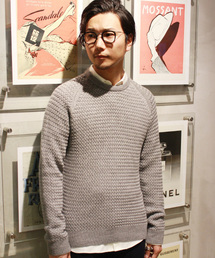 EDIFICE | ◇クロスケーブル C/N P/O(ニット/セーター)