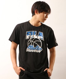 FILA HERITAGE×Akita Northernn Happinets 吸水速乾バスケットボール半袖グラフィックTシャツ