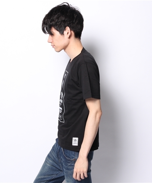 adidas Originals(アディダスオリジナルス)の「NH GRAPHIC-T 1 S09888(Tシャツ/カットソー・メンズ・ホワイト/ブラック・X-LARGE/LARGE/SMALL/MEDIUM)」の8枚目の写真