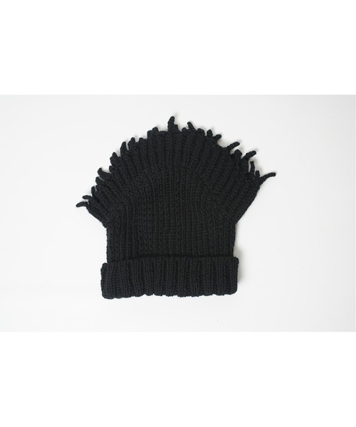 STOF（ストフ）の「STOF/ストフ/ニットキャップ/Mohawk KnitCap（ニットキャップ/ビーニー・メンズ・ブラック/ホワイト・FREE）」の11枚目の写真