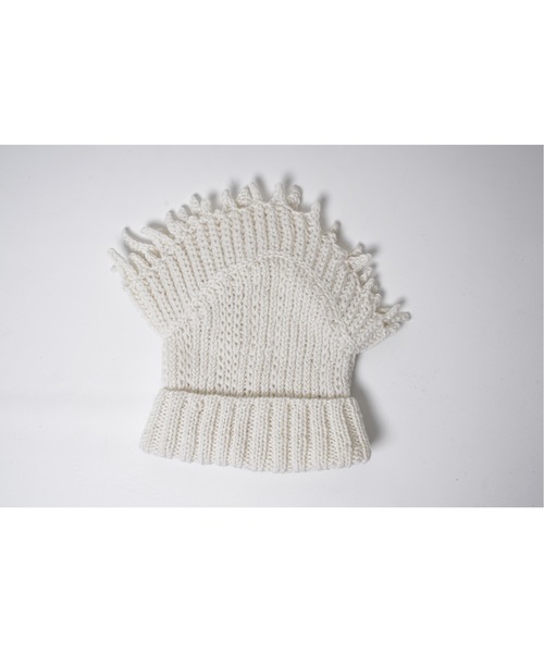 STOF（ストフ）の「STOF/ストフ/ニットキャップ/Mohawk KnitCap（ニットキャップ/ビーニー・メンズ・ブラック/ホワイト・FREE）」の4枚目の写真