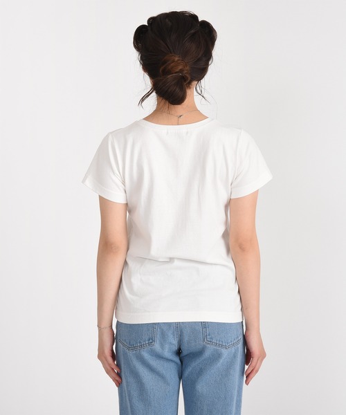 MARY QUANT（マリークワント）の「フクレロゴプリント Tシャツ