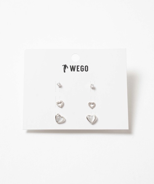 WEGO（ウィゴー）の「WEGO/【6点セット】モチーフちびピアス（ピアス（両耳用）・レディース・その他1/その他2/その他4/その他3・FREE）」の2枚目の写真
