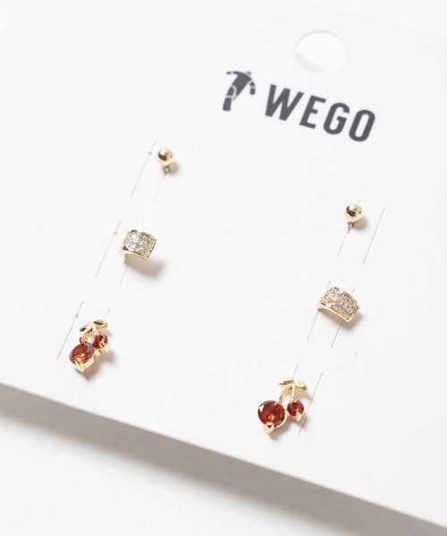 WEGO（ウィゴー）の「WEGO/【6点セット】モチーフちびピアス（ピアス（両耳用）・レディース・その他1/その他2/その他4/その他3・FREE）」の10枚目の写真