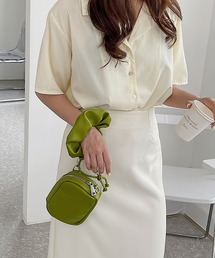 me+em select | 【シュシュSET】２WAY スクエアショルダーミニバッグ(ショルダーバッグ)