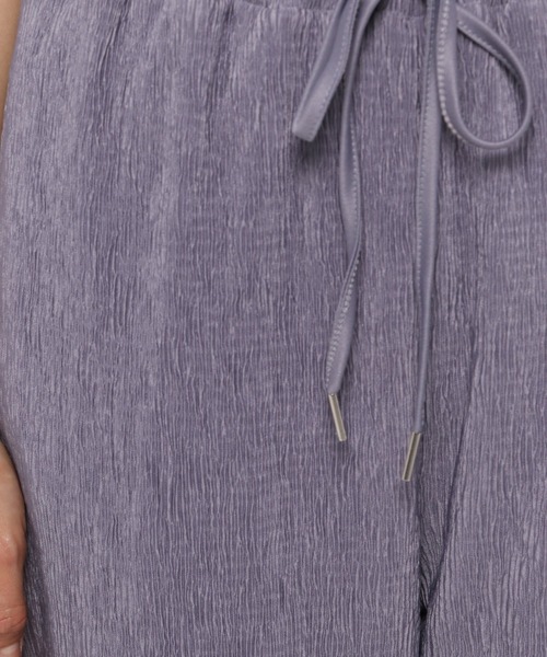 GLOBAL WORK（グローバルワーク）の「楊柳プリーツイージーパンツ/947190（その他パンツ・レディース・グレー系その他/ブラウン/ラベンダー/ブラック・MEDIUM/LARGE）」の9枚目の写真