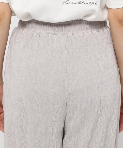 GLOBAL WORK（グローバルワーク）の「楊柳プリーツイージーパンツ/947190（その他パンツ・レディース・グレー系その他/ブラウン/ラベンダー/ブラック・MEDIUM/LARGE）」の17枚目の写真