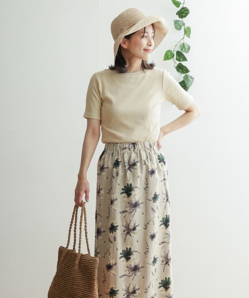 URBAN RESEARCH DOORS（アーバンリサーチドアーズ）の「針抜き半袖カットソー（Tシャツ/カットソー・レディース・ブラック/ネイビー/オフホワイト/ライトベージュ・ONE）」の10枚目の写真