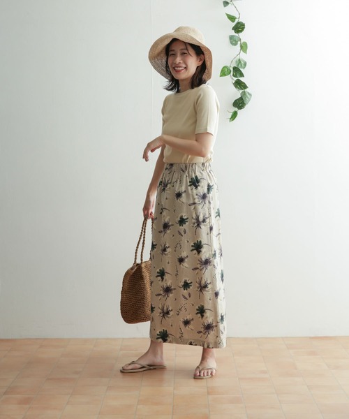 URBAN RESEARCH DOORS（アーバンリサーチドアーズ）の「針抜き半袖カットソー（Tシャツ/カットソー・レディース・ブラック/ネイビー/オフホワイト/ライトベージュ・ONE）」の11枚目の写真