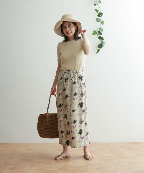 URBAN RESEARCH DOORS（アーバンリサーチドアーズ）の「針抜き半袖カットソー（Tシャツ/カットソー・レディース・ブラック/ネイビー/オフホワイト/ライトベージュ・ONE）」の12枚目の写真