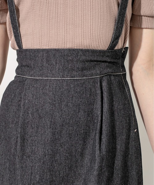 OLIVE des OLIVE（オリーブデオリーブ）の「サス付マーメイドスカート（スカート・レディース・サックスブルー/ブラック/ワンウォッシュ・FREE）」の19枚目の写真