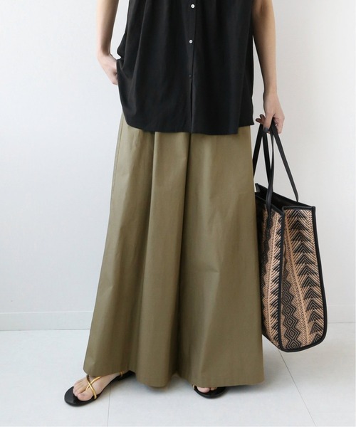 JOURNAL STANDARD relume（ジャーナルスタンダード　レリューム）の「コットンタイプライターギャザーパンツ◆（その他パンツ・レディース・ブラック/カーキ・36/38）」の11枚目の写真