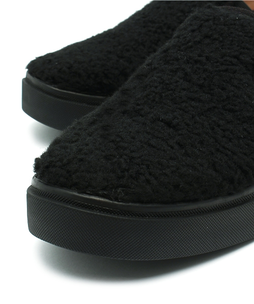 Jeffrey Campbell（ジェフリーキャンベル）の「ウールボアスニーカー（スニーカー・レディース・ブラック/ベージュ・38/36/37/35/39）」の6枚目の写真