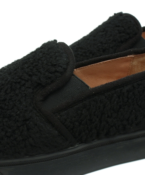 Jeffrey Campbell（ジェフリーキャンベル）の「ウールボアスニーカー（スニーカー・レディース・ブラック/ベージュ・38/36/37/35/39）」の7枚目の写真