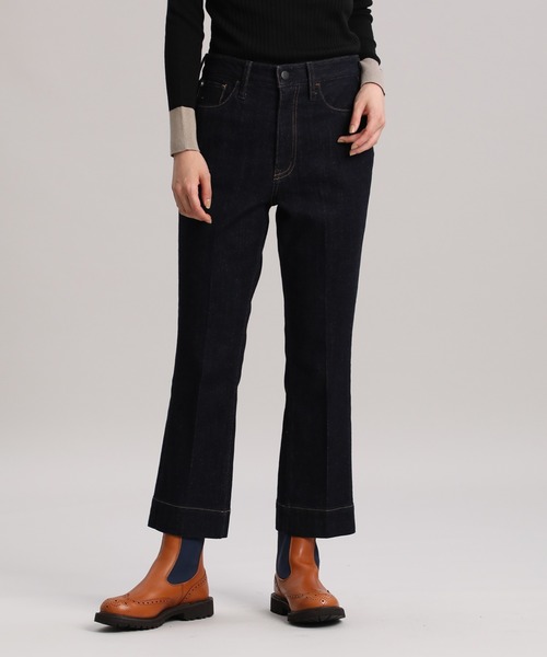 Healthy denim(ヘルシーデニム)の「トリプルコラボフレアデニム《Healthy DENIM》(デニムパンツ・レディース・オフホワイト/サックスブルー/インディゴブルー・5号/7号/11号/9号)」の3枚目の写真