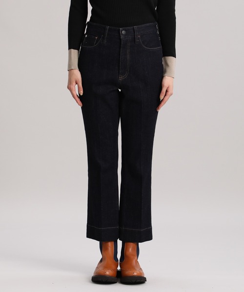 Healthy denim(ヘルシーデニム)の「トリプルコラボフレアデニム《Healthy DENIM》(デニムパンツ・レディース・オフホワイト/サックスブルー/インディゴブルー・5号/7号/11号/9号)」の5枚目の写真