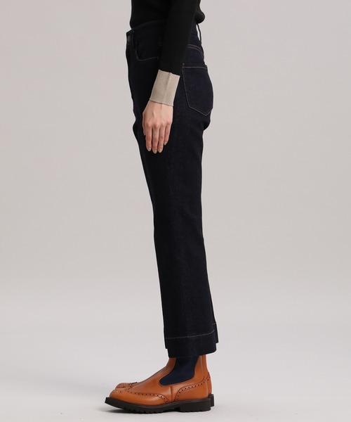Healthy denim(ヘルシーデニム)の「トリプルコラボフレアデニム《Healthy DENIM》(デニムパンツ・レディース・オフホワイト/サックスブルー/インディゴブルー・5号/7号/11号/9号)」の6枚目の写真