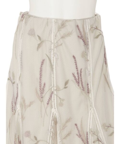 MERCURYDUO（マーキュリーデュオ）の「チュールエスニックエンブロイダリースカート（スカート・レディース・アイボリー/ミント・SMALL/MEDIUM）」の15枚目の写真