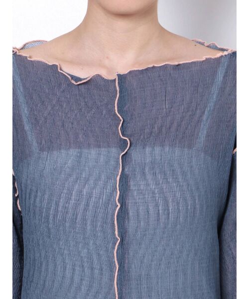 merry jenny（メリージェニー）の「エアリーメロウハーフスリーブTOPS（Tシャツ/カットソー・レディース・ピンク/グリーン/ブルー/ブラウン・FREE）」の22枚目の写真