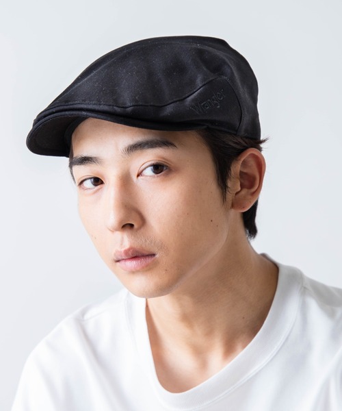 Wrangler（ラングラー）の「∴WEGO/別注Wrangler アイビーハンチング（キャスケット・メンズ・ブラック/グレー・FREE）」の2枚目の写真